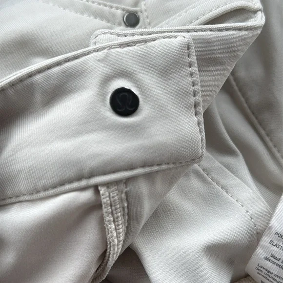 Lululemon City Sleek 5 Pocket Wide Leg High Rise 7/8 Length Pants 29 white opal - Picture 6 of 7